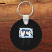 Porte-clés Cute Penguin Cuddle Cozy Sleep Matching Couple  (Recto)