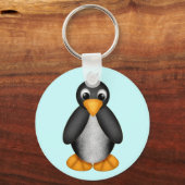 Porte-clés Cute Penguin Porte - clé - Customisé (Recto)