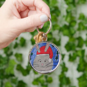 Porte-clés Cute Père Noël Bunny (Main)