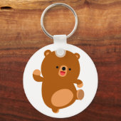 Porte-clés Cute Perky Porte - clé d'ours de dessin (Recto)
