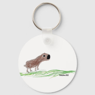 Porte-clés Cute Porte - clé Capybara