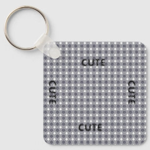 Porte-clés CUTE_ PORTE - CLÉ gris NOIR ET SOMBRE