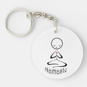 Porte-clés Cute porte - clé Namaste