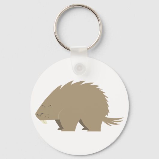 Porte-clés Cute Porte - clé Porcupine (Recto)