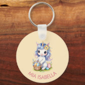 Porte-clés Cute Porte - clé Unicorne de Pâques (Recto)