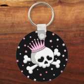 Porte-clés Cute Princess Skull (Recto)