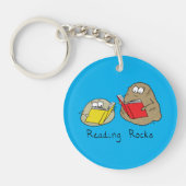Porte-clés Cute Reading Rocks Librairie Book Lovers (Devant)