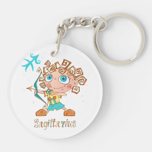 Porte-clés Cute Sagittarius (Dos)