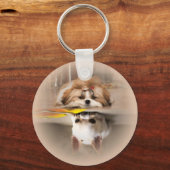 Porte-clés Cute shih tzu and chihuahua (Recto)
