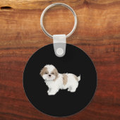 Porte-clés Cute Shih Tzu Puppy (Recto)