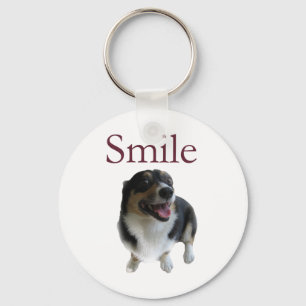 Porte-clés Cute Smiling Dog Smile Be Happy