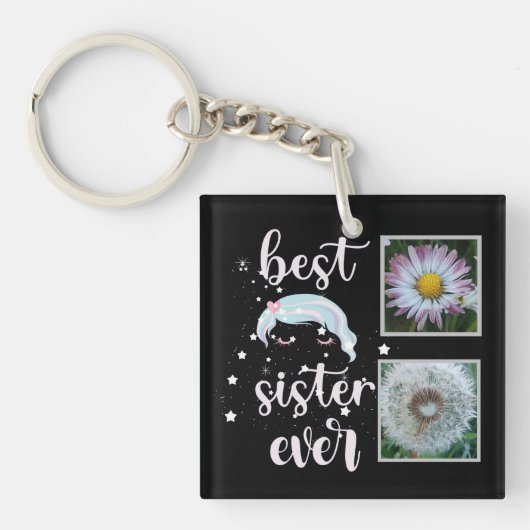 Porte-clés Cute soeur Modèle photo (Devant)