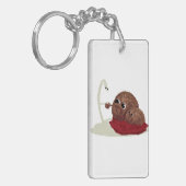 Porte-clés Cute Spaghetti Réunion Meatballs (Devant gauche)