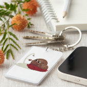 Porte-clés Cute Spaghetti Réunion Meatballs (Devant droit)