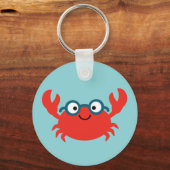 Porte-clés Cute Specky Crab Illustration (Recto)