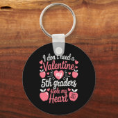 Porte-clés Cute Teachers Saint-Valentin (Recto)