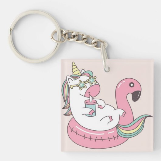Porte-clés Cute Unicorn (Devant)