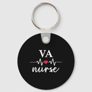 Porte-clés Cute Va Nurse Rn Département de soins infirmiers