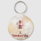 Porte-clés Cute Valentine Nutcracker Heart Keychain (Recto)