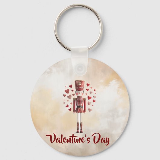 Porte-clés Cute Valentine Nutcracker Heart Keychain (Recto)