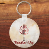 Porte-clés Cute Valentine Nutcracker Heart Keychain (Recto)