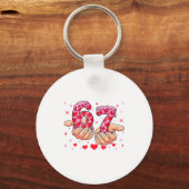 Porte-clés Cute Valentines Day 67 Hearts Funny Six Seven Meme (Recto)