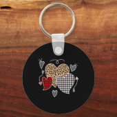 Porte-clés Cute Valentines Day Amour Coeurs Filles Enfants Ad (Recto)