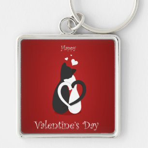 Porte-clés Cute Valentine's Day Chats Amour