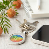 Porte-clés Cute Watercolor Rainbow (Côté )