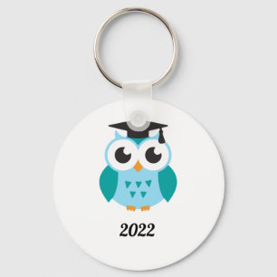 Porte-clés Cute wise owl graduation 2022