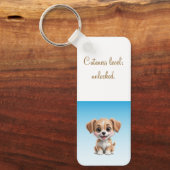 Porte-clés Cuteness Level Keychain – Custom Text & Photo (Recto)