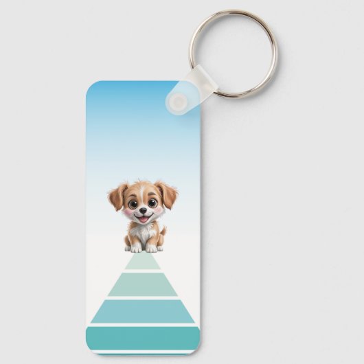 Porte-clés Cuteness Level Keychain – Custom Text & Photo (Verso)