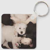 Porte-clés Cutest Baby Animals | Pile of Puppies (Dos)