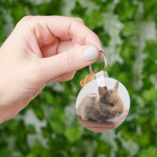 Porte-clés Cutest Baby Animals Tiny Baby Bunny