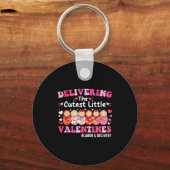 Porte-clés Cutest Little Valentines Labor &amp; Delivery Vale (Recto)
