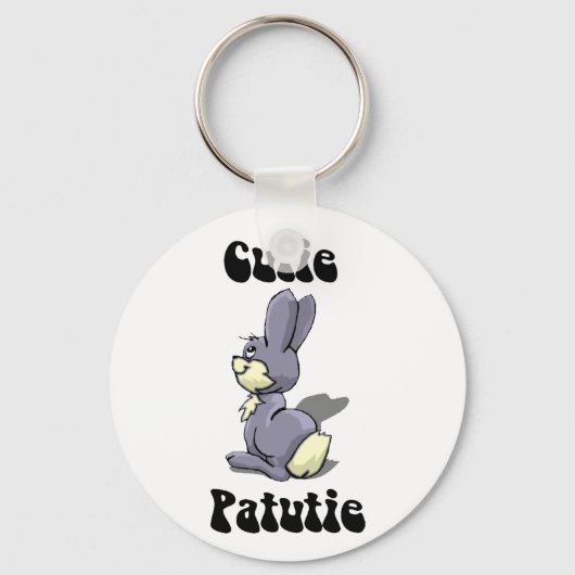 Porte-clés Cutie Patutie lapin (Recto)