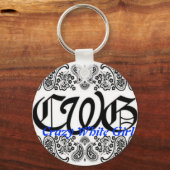 Porte-clés cwg, Fille blanche folle (Recto)