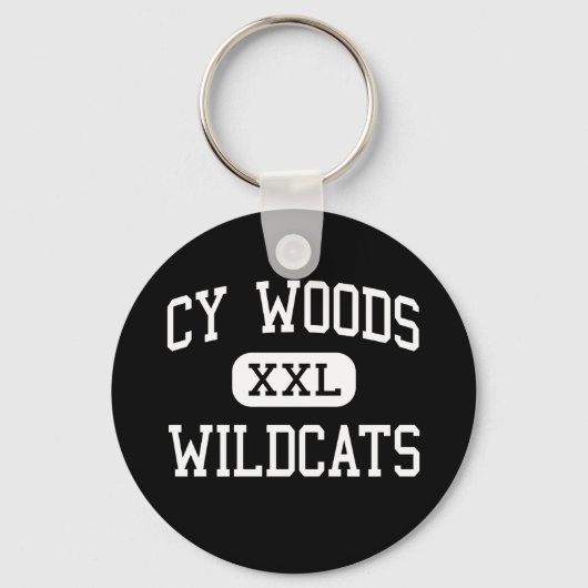 Porte-clés Cy Woods - Wildcats - Lycée - Cypress Texas (Recto)