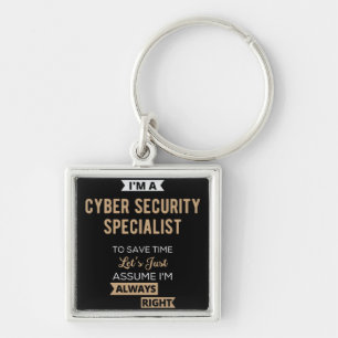 Porte-clés Cyber Security Specialist