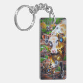 Porte-clés Cyber-vache vapeur (Devant gauche)