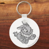 Porte-clés Cybunny Silver (Recto)
