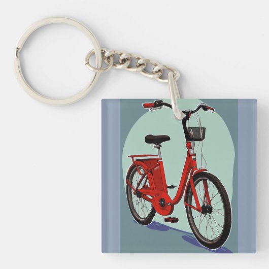 Porte-clés Cycle de vision rouge (Devant)