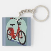 Porte-clés Cycle de vision rouge (Dos)