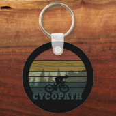 Porte-clés cyclisme hors route à vélo (Recto)