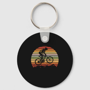 Porte-clés Cycliste Retro VTT Vintage Vélo Cadeau