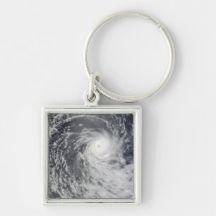 Porte-clés Cyclone Anja au-dessus de l'Océan Indien du sud