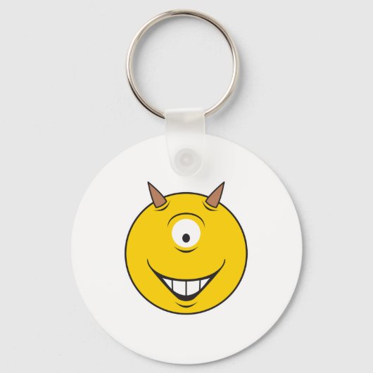 Porte-clés Cyclope Visage Monstrueux (Recto)
