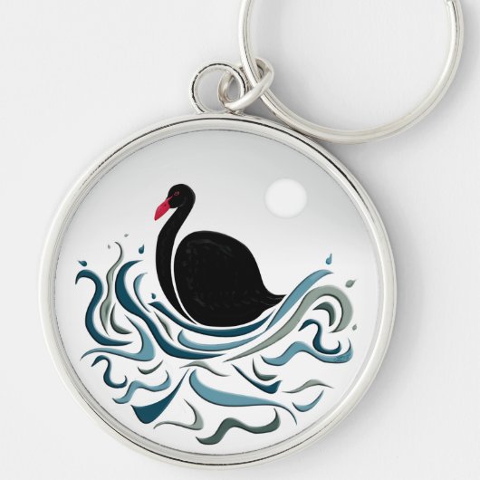 Porte-clés Cygne noir (Devant)