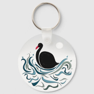 Porte-clés Cygne noir