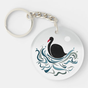 Porte-clés Cygne noir